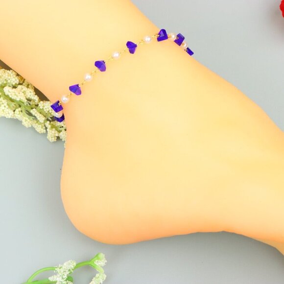 "Handmade Anklet – A Stylish Choice for Women, Thoughtful Gift Idea, EVCH1388 - Picture 12 of 12